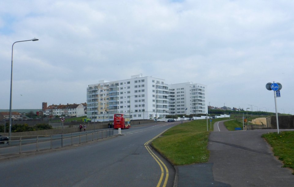 Marine Gate, Marine Drive, Black Rock, Brighton (May 2013) (General Distant View from SW)