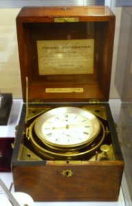 Marine chronometer, Stockholm, 1845, TM44861 - Tekniska museet - Stockholm, Sweden - DSC01400