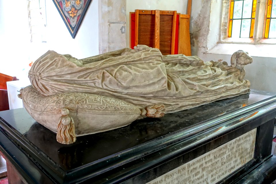 Martha Penyston monument, c. 1619 AD - Saint Mary's Church, Stowe - Buckinghamshire, England - DSC07275
