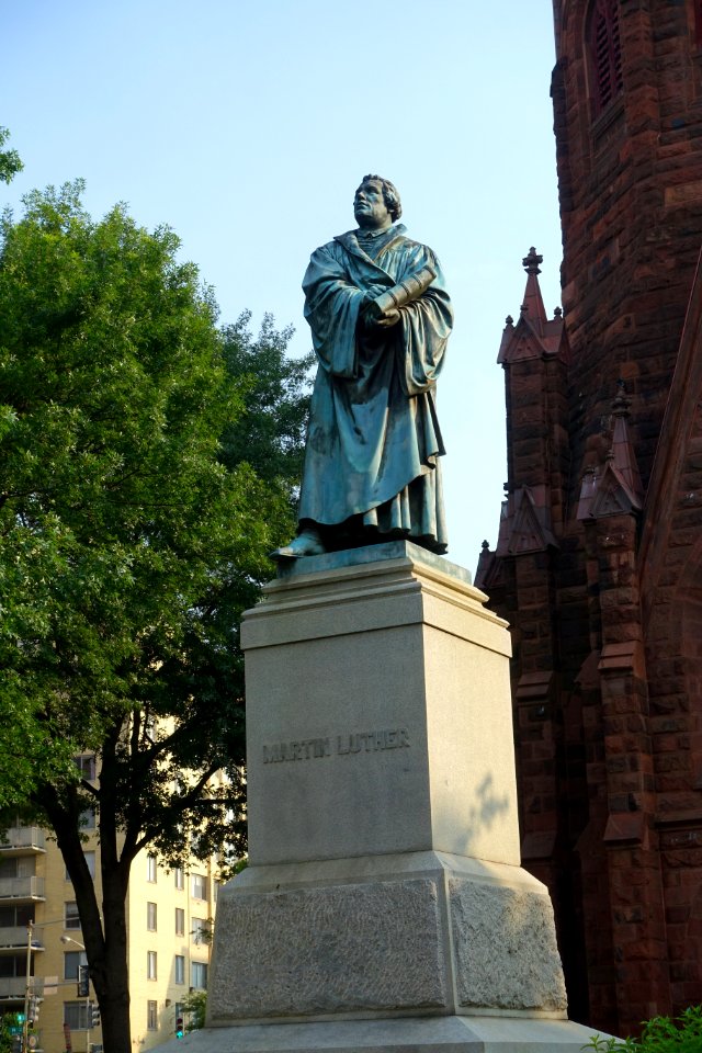 Martin Luther by Ernst Rietschel - Thomas Circle, Washington, DC - DSC05493