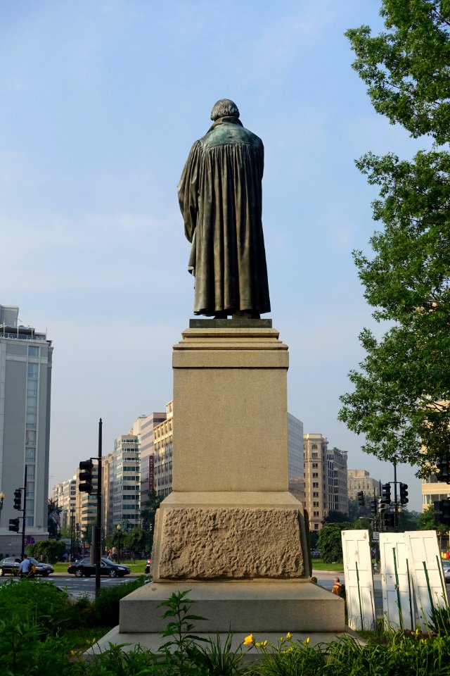 Martin Luther by Ernst Rietschel - Thomas Circle, Washington, DC - DSC05500