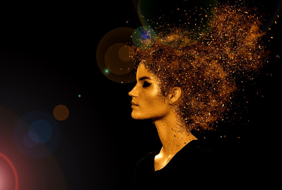 Human young woman female