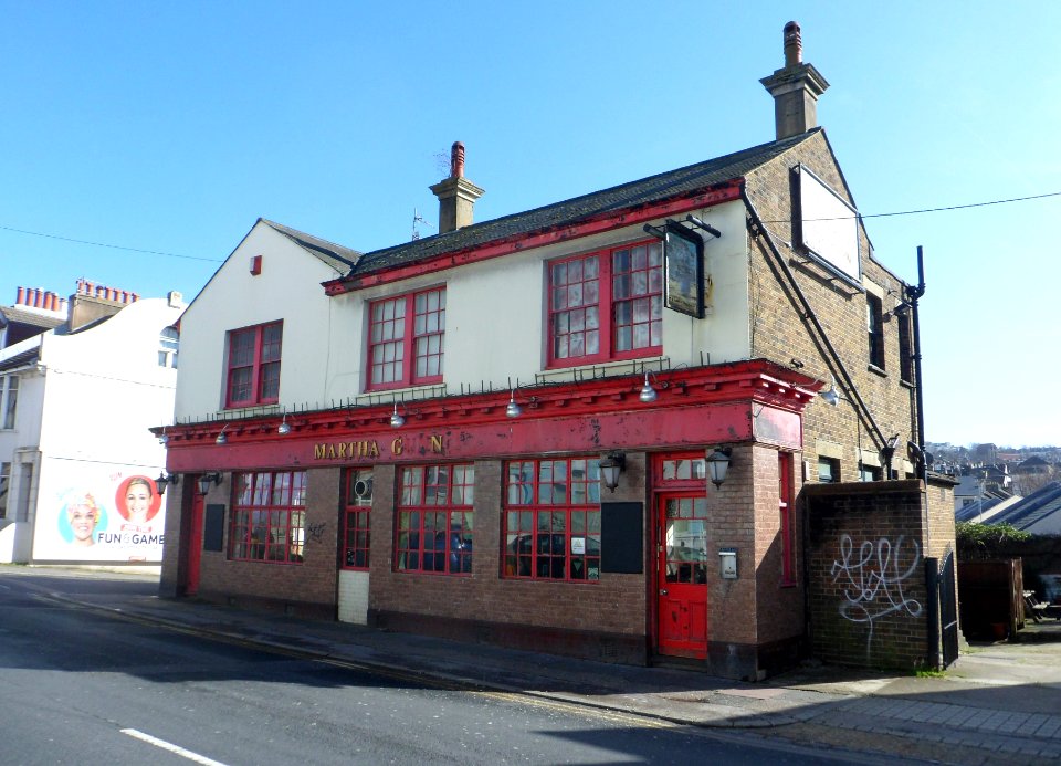Martha Gunn Pub, 100 Upper Lewes Road, Round Hill, Brighton (February 2014) (1)