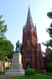 Martin Luther by Ernst Rietschel - Thomas Circle, Washington, DC - DSC05488