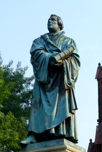 Martin Luther by Ernst Rietschel - Thomas Circle, Washington, DC - DSC05491