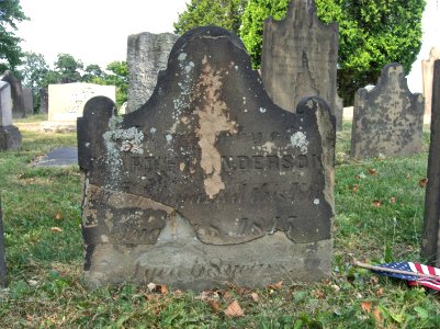 Martha Anderson Tombstone, Hiland Cemetery, 2015-08-17, 01