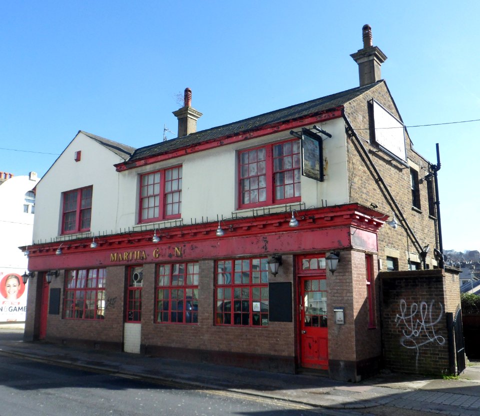 Martha Gunn Pub, 100 Upper Lewes Road, Round Hill, Brighton (February 2014) (2)