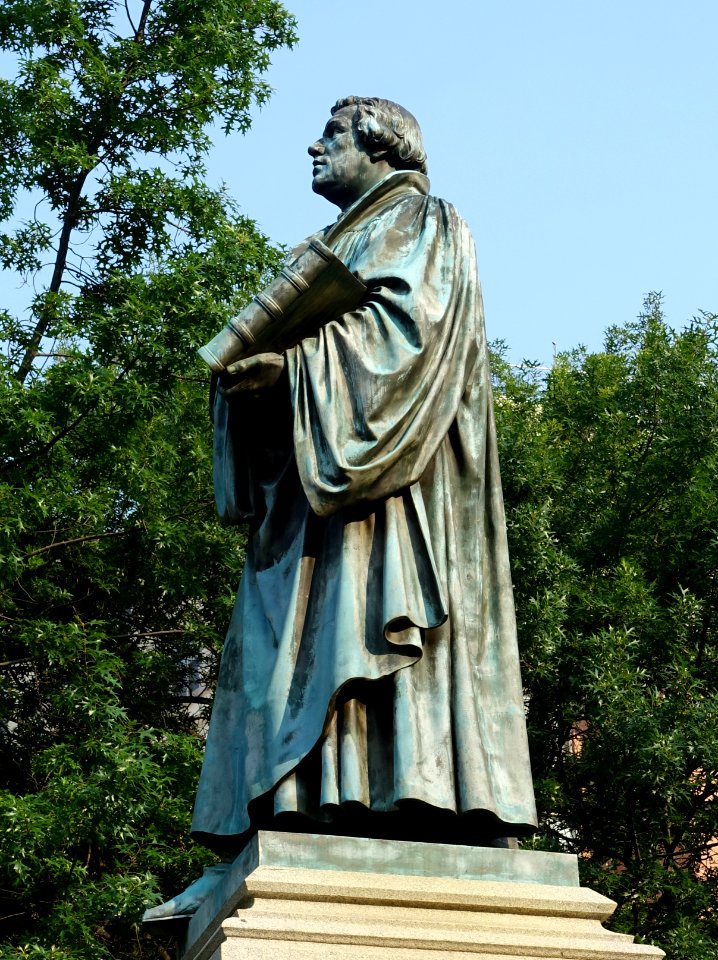 Martin Luther by Ernst Rietschel - Thomas Circle, Washington, DC - DSC05495