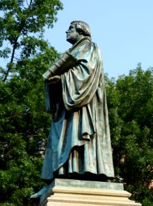Martin Luther by Ernst Rietschel - Thomas Circle, Washington, DC - DSC05495