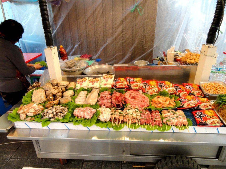 Market restaurant in Seoul, Korea - DSC00698