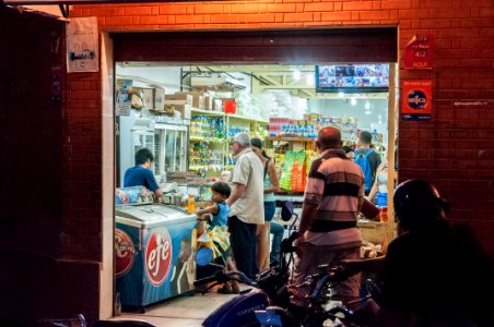 Market in Juan Griego night 2