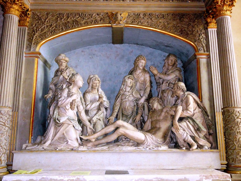 Marolles-les-Braults (Sarthe) église, La mise au tombeau du Christ