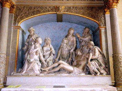 Marolles-les-Braults (Sarthe) église, La mise au tombeau du Christ