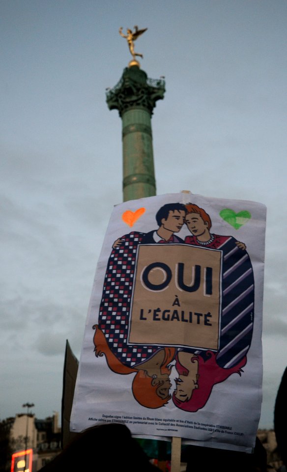 Marriage equality demonstration Paris 2013 01 27 33