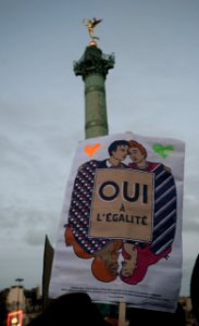 Marriage equality demonstration Paris 2013 01 27 33