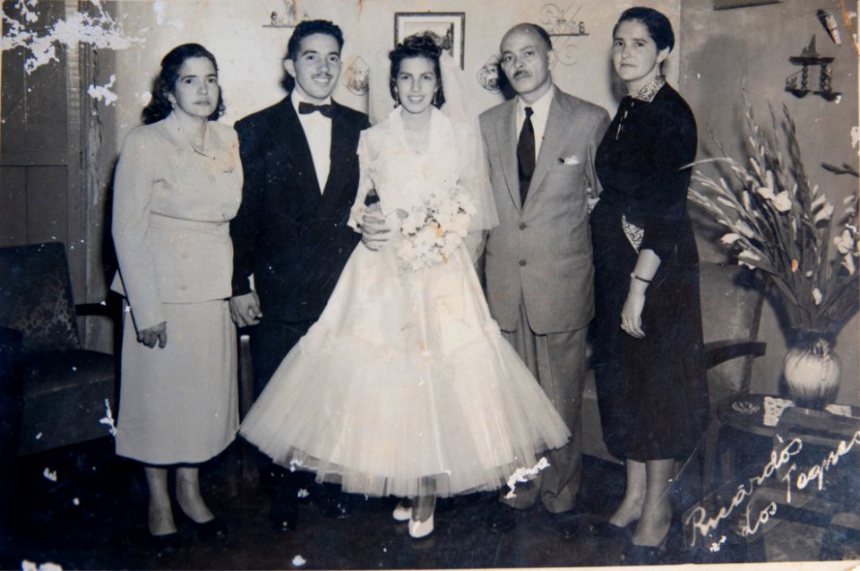 Marriage in Los Teques in 1953, Venezuela