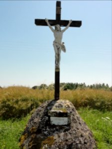 Marolles-les-Braults (Sarthe) croix de mission D19