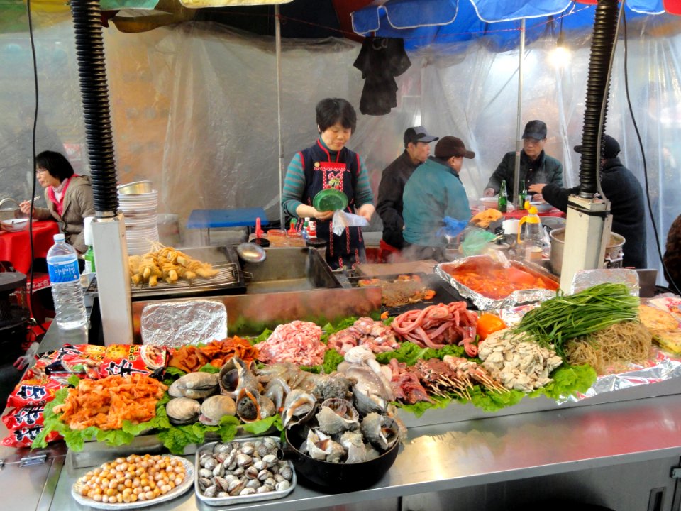 Market restaurant in Seoul, Korea - DSC00701