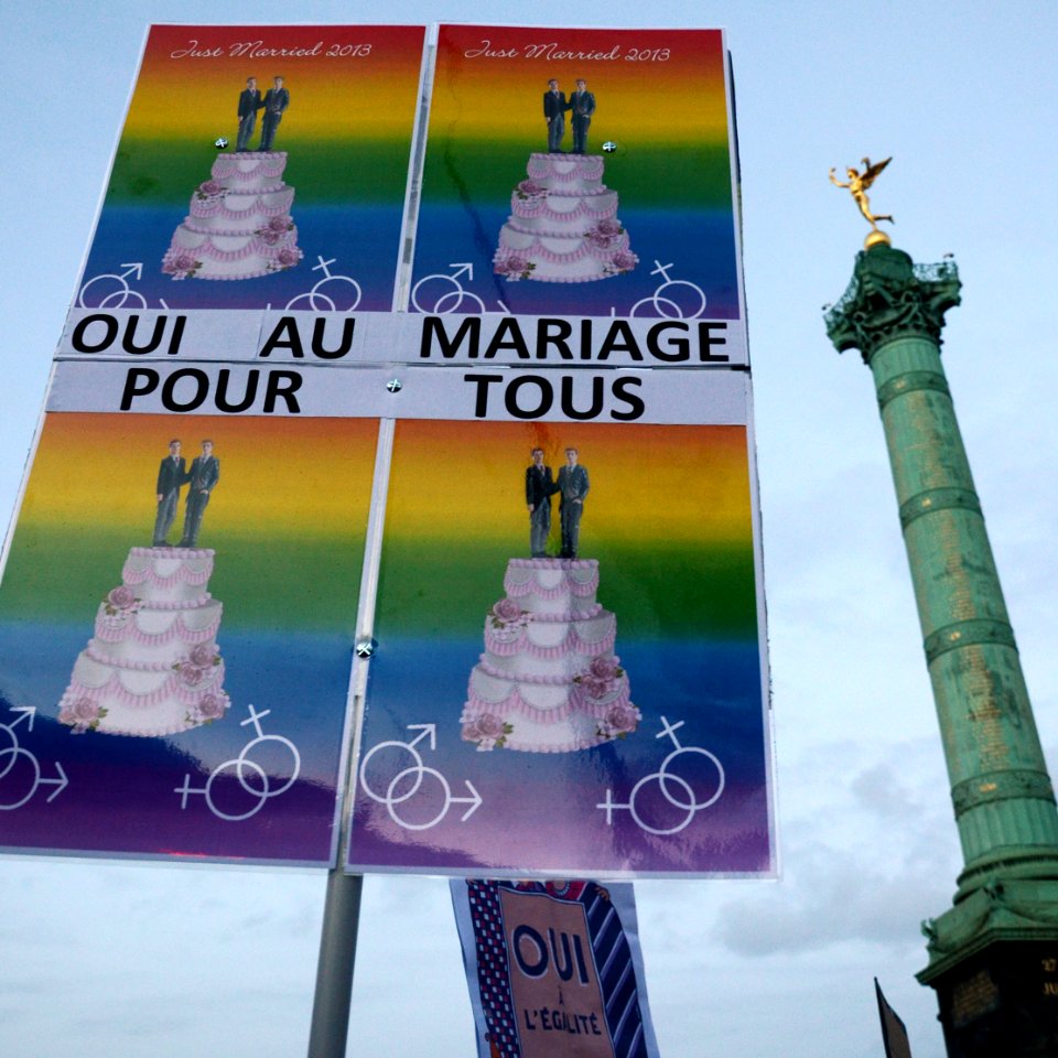 Marriage equality demonstration Paris 2013 01 27 34