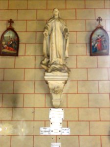 Marolles-les-Braults (Sarthe) église, statue sainte Thérèse