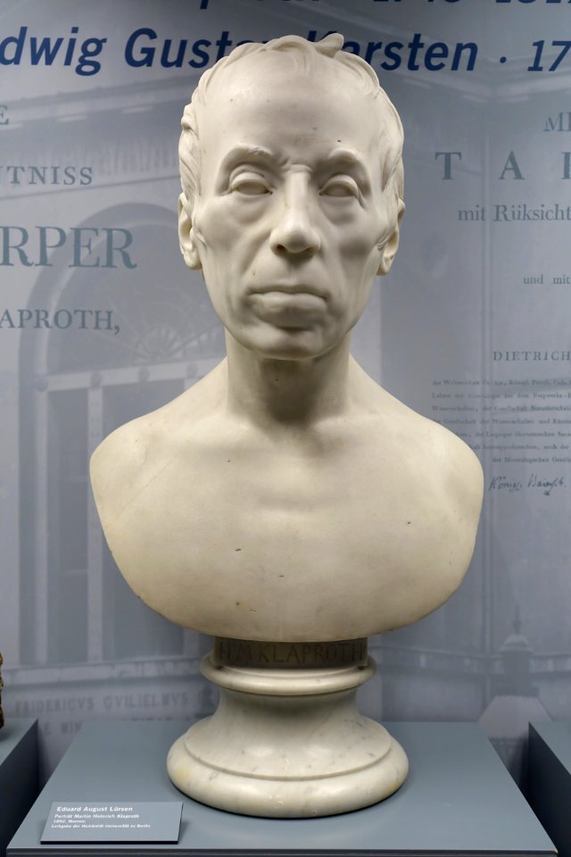 Martin Heinrich Klaproth by Eduard August Lursen, 1882 - Museum fur Naturkunde, Berlin - DSC09908
