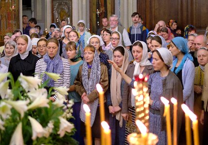 Monastery holiday choir