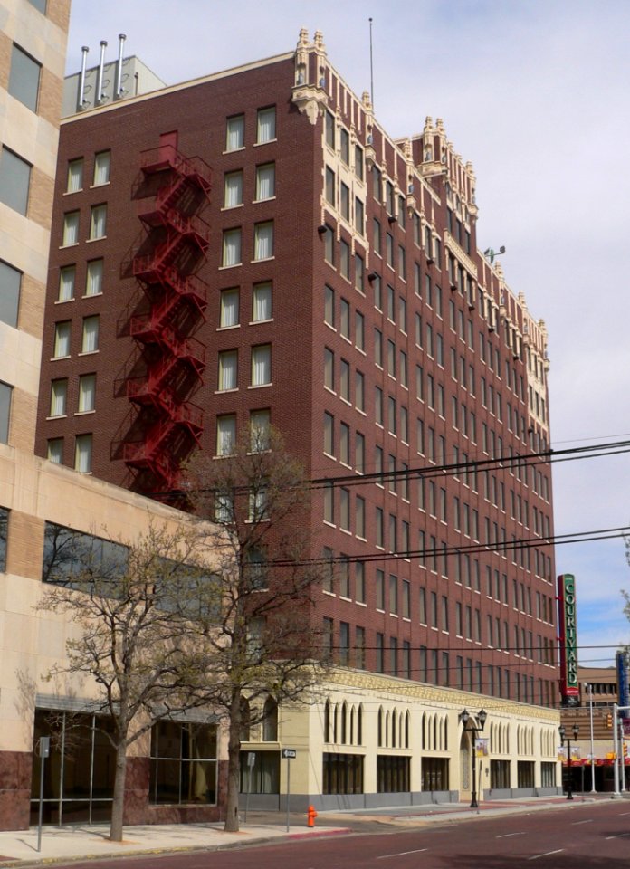 Marriott Courtyard Downtown Amarillo from WSW 2