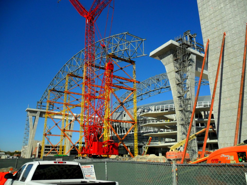 Marlins Ballpark construction February 2011