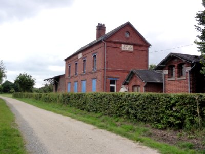 Marly-Gomont (Aisne) Axe vert, ancienne gare de Marly-sur-Oise