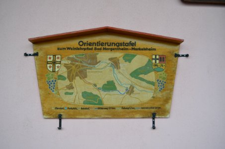 Markelsheim, Weinlehrpfad, Infotafel