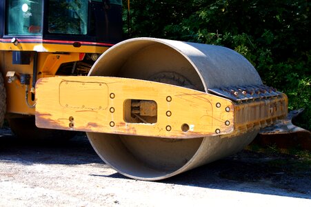 Asphalt roller detail road construction