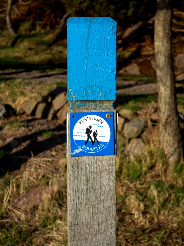 Marker for the Bohuslän Coast Trail