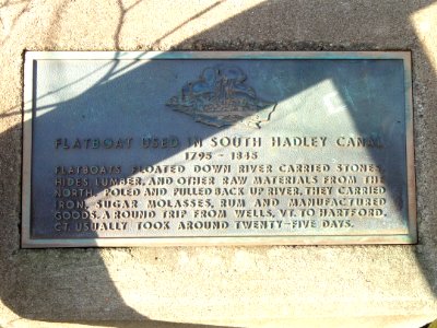 Marker - Hadley Falls Canal Park - DSC04453