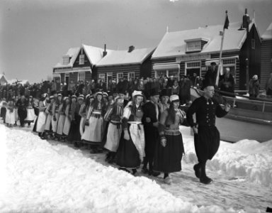 Markerbruiloft op ijs Gouwzee, Bestanddeelnr 907-5959
