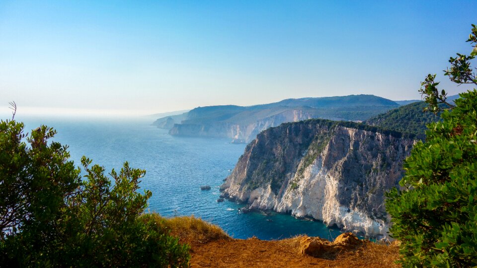Greece coast ocean photo