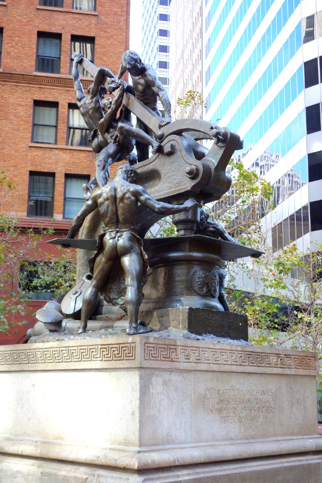 Mechanics Monument by Douglas Tilden - San Francisco, CA - DSC03539