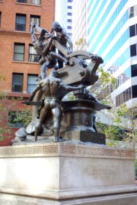 Mechanics Monument by Douglas Tilden - San Francisco, CA - DSC03539