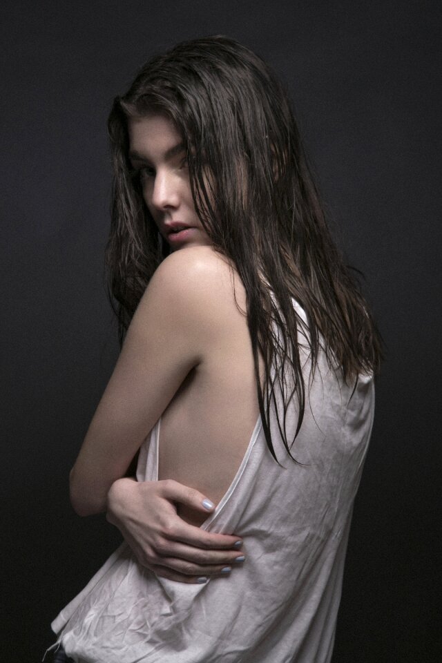 Girl model person
