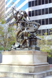 Mechanics Monument by Douglas Tilden - San Francisco, CA - DSC03537