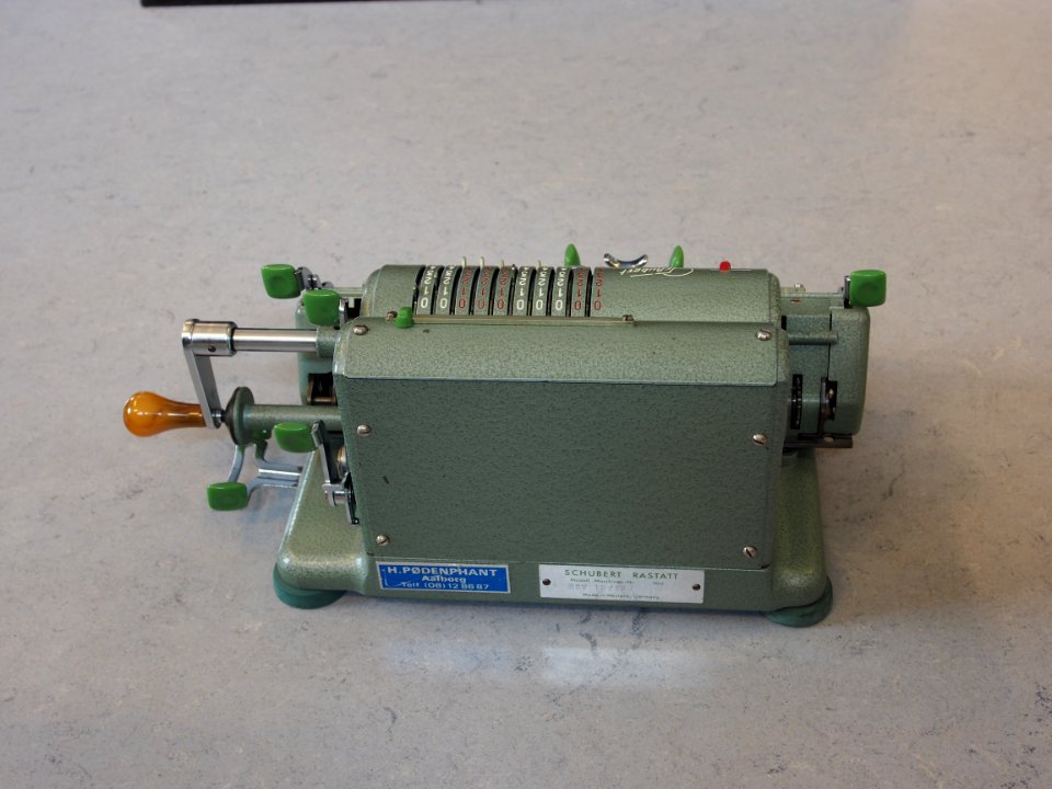 Mechanical calculator. Schubert, DRV, pic-001