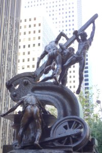 Mechanics Monument by Douglas Tilden - San Francisco, CA - DSC03556
