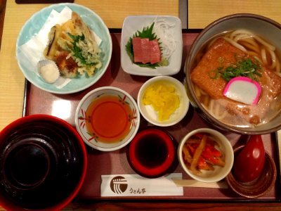 Meal at Udon-tei in Nara