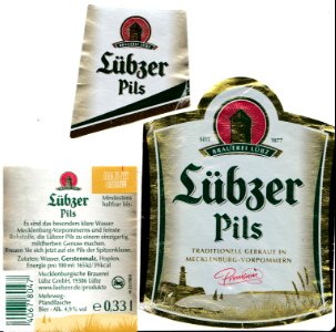 Mecklenburgische Brauerei - Lübzer Pils photo