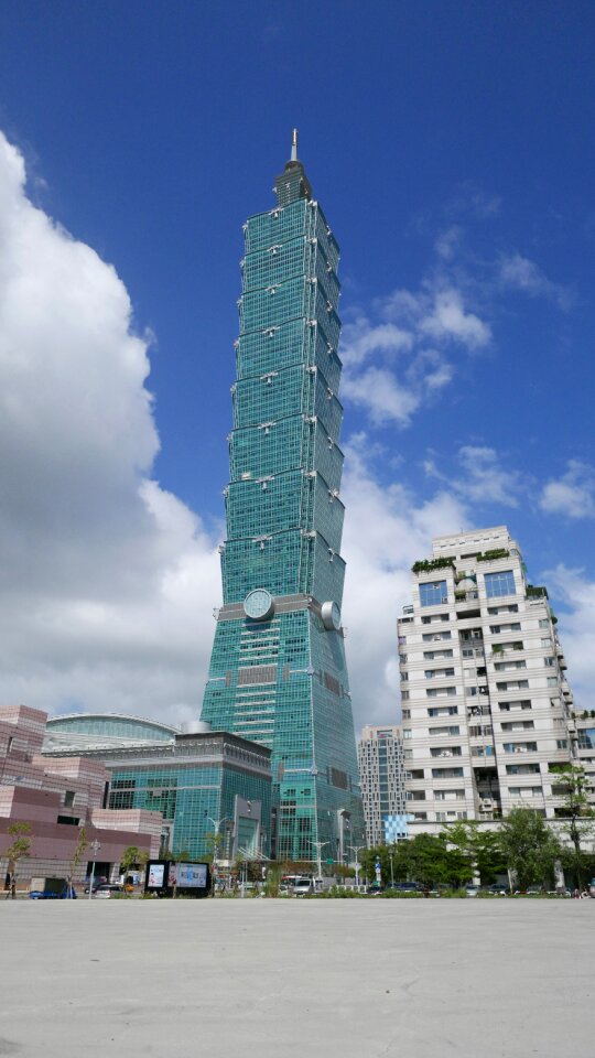 City tower sunny days