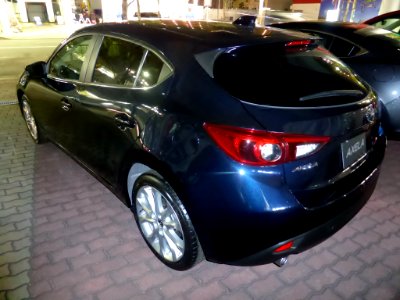 Mazda AXELA SPORT XD (BM) at night rear