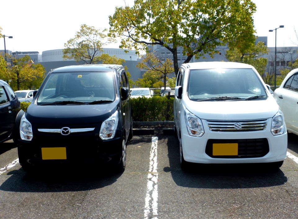 Mazda FLAIR XG (MJ34S) & Suzuki WAGON R FX (MH34S) front