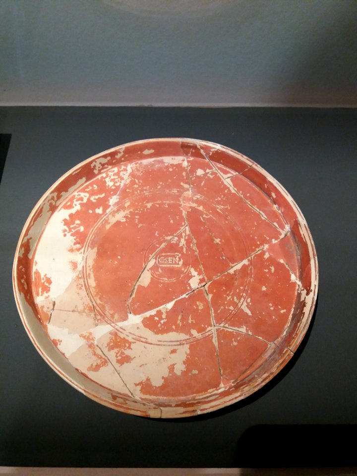 MBA Lyon - Claude 2018 - Assiette signée C.SENT(ius)