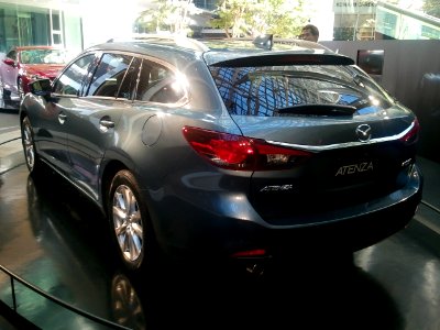 Mazda Atenza wagon rear - Tokyo Midtown Design Touch 2012