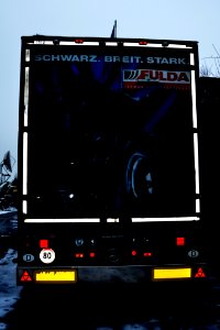 MB 1850 semi-trailor. contour marking. Spielvogel