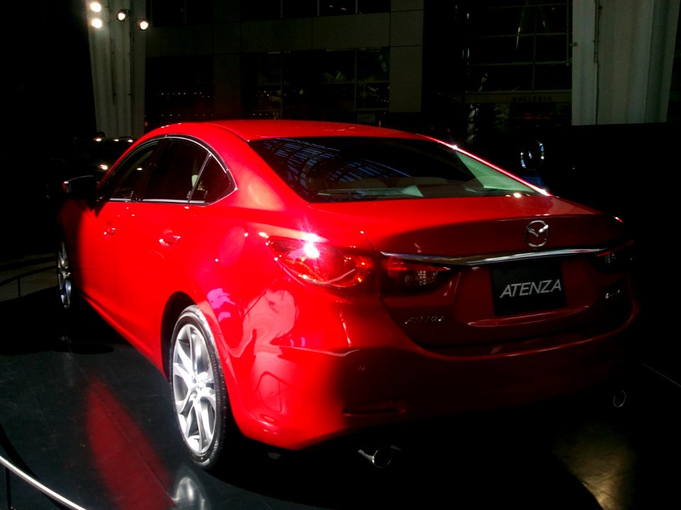 Mazda Atenza sedan rear - Tokyo Midtown Design Touch 2012